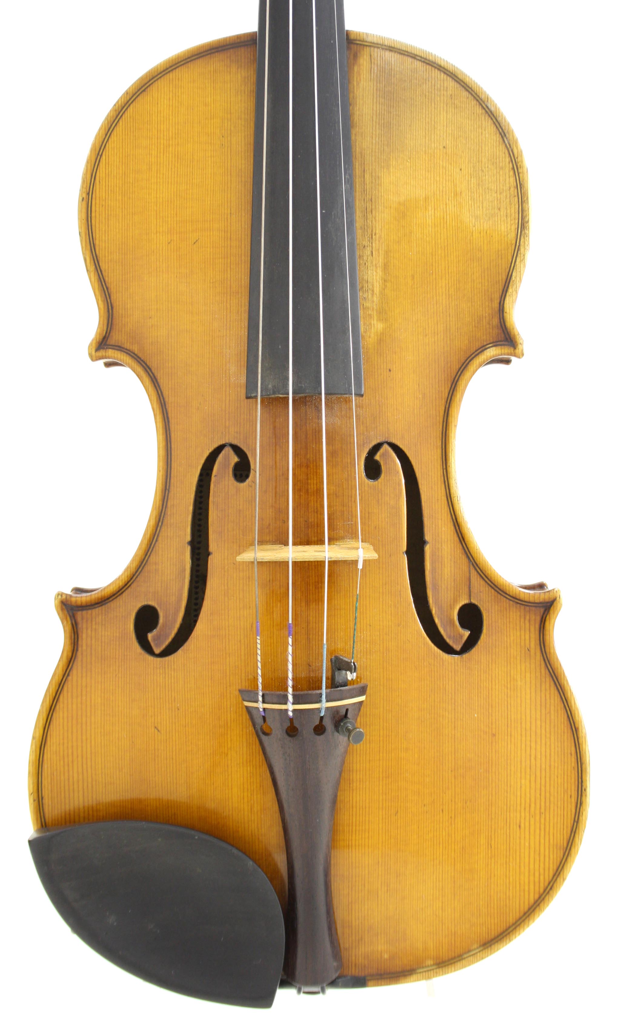 Interesting violin labelled Giovanni Cavani di Spioamberto (Modena) fece anno 1930, the two piece