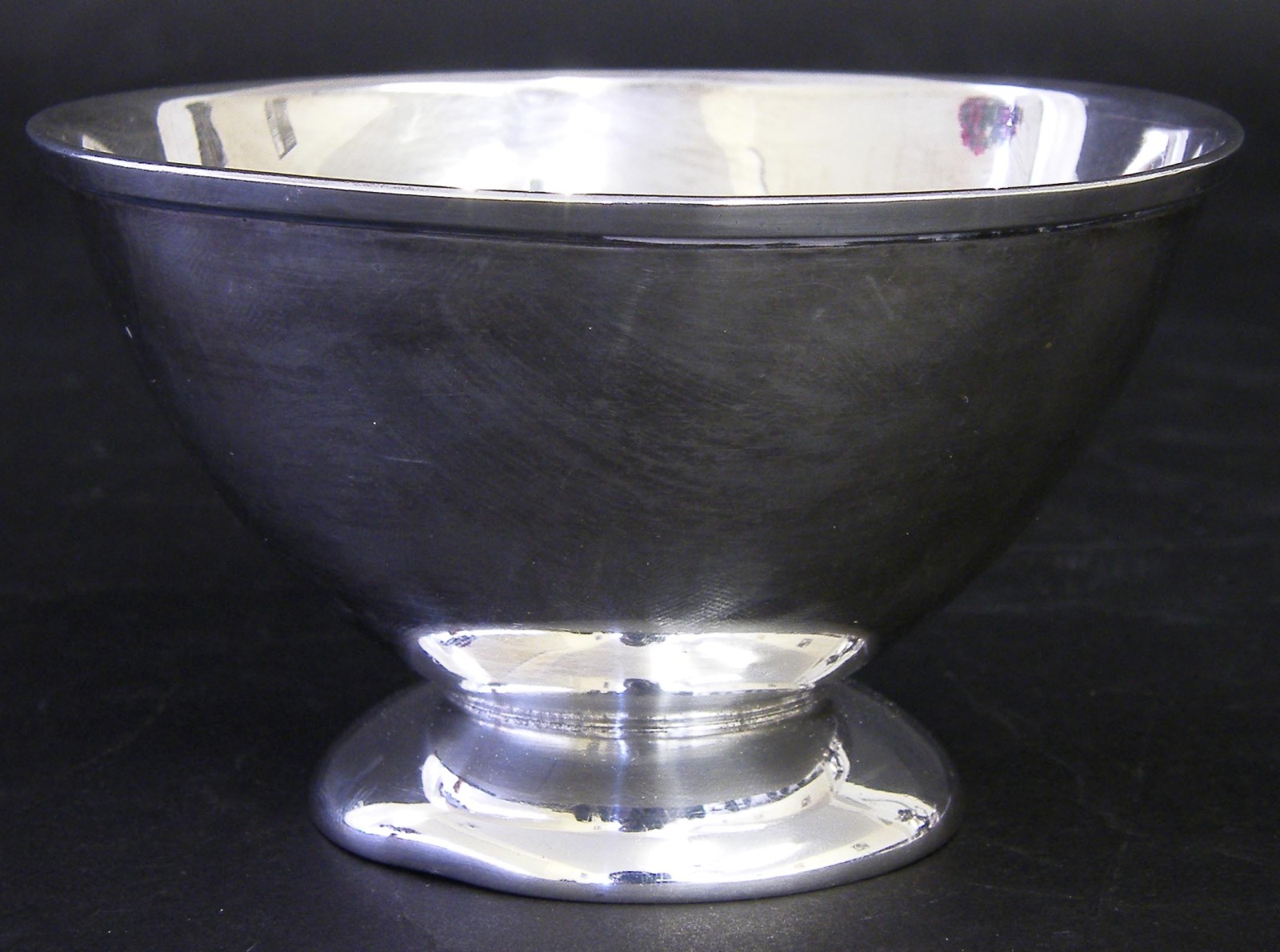 1930s silver sucrier, maker Harrison Brothers, Sheffield 1937, 4" diameter, 3oz approx