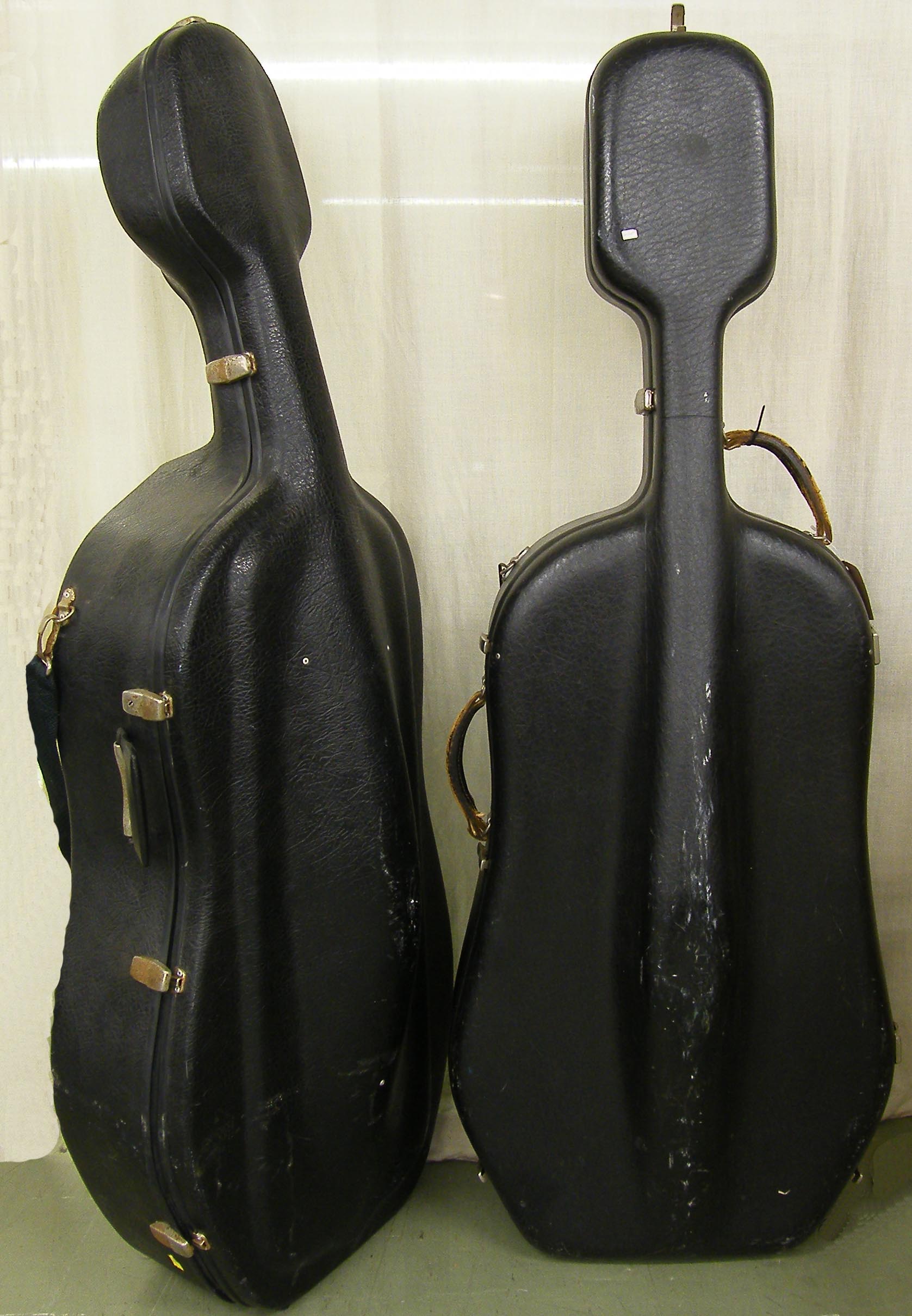 Two hard violoncello cases (2)