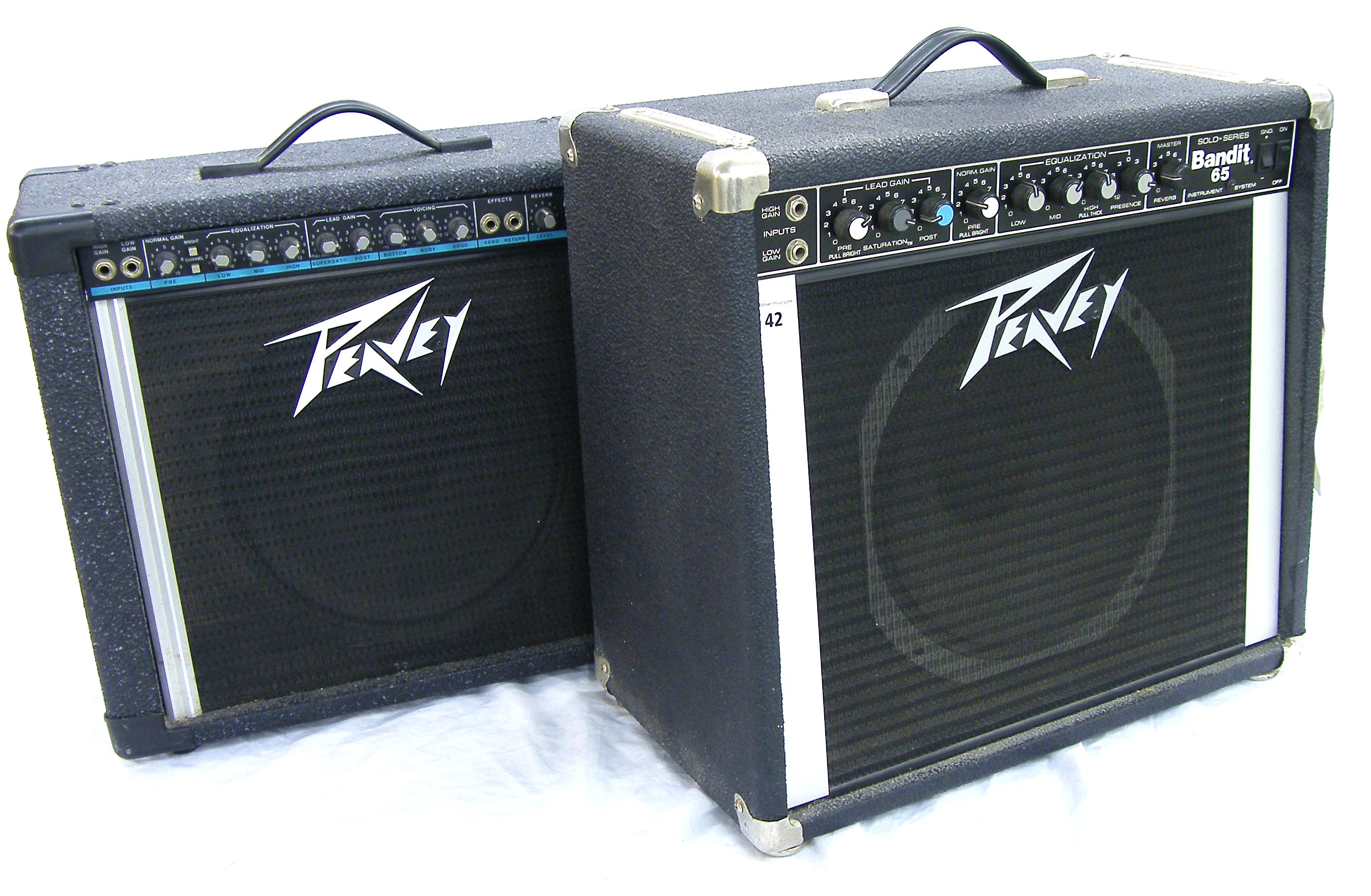 Peavey Bandit 65 guitar amplifier, made in the USA, ser. no. 2A-01344289, aesthetically in okay