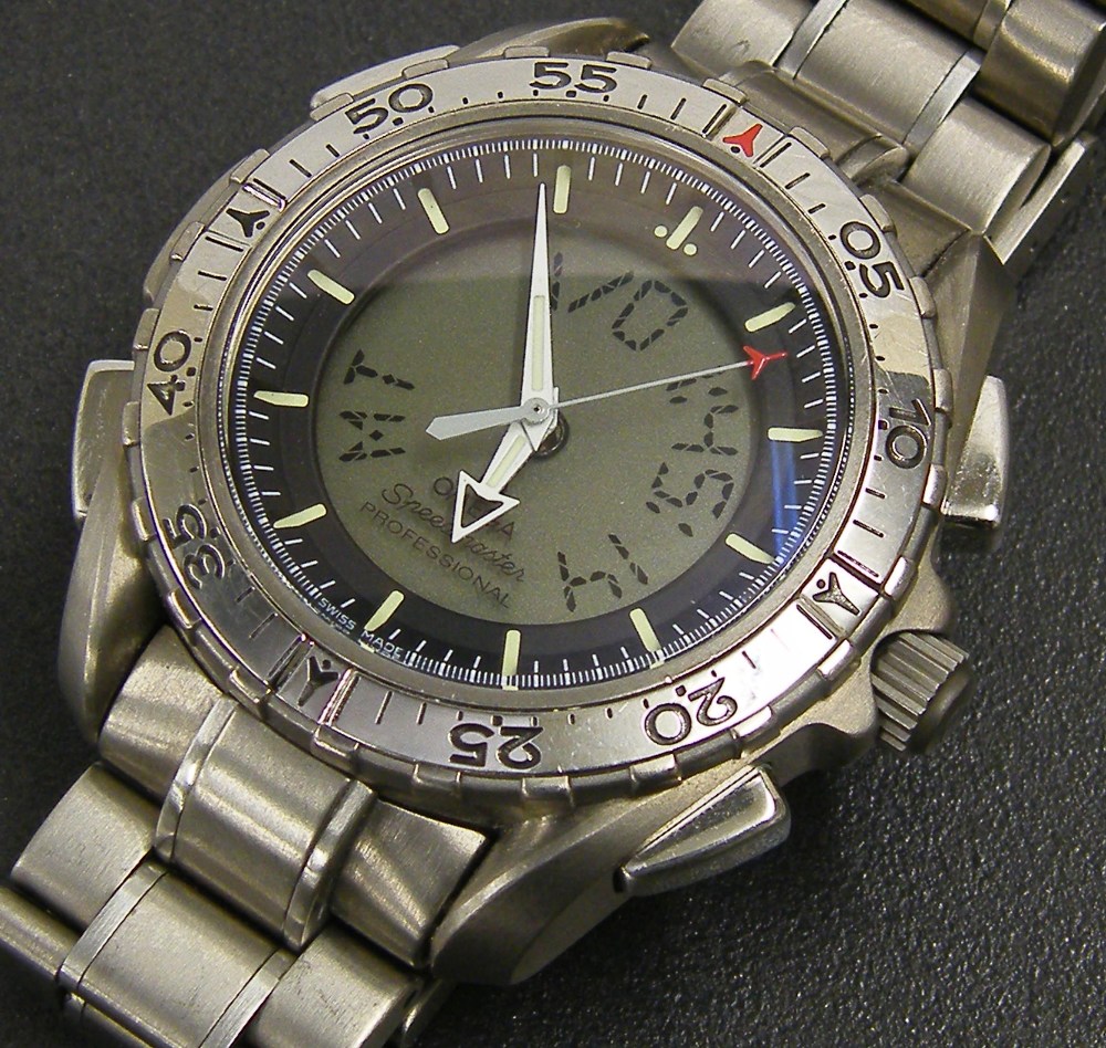 Omega Speedmaster Professional X-33 titanium bracelet watch, serial no. 56097332, circa 1998, 44mm