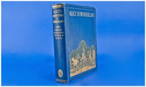 Alice`s Adventures In Wonderland, Book by Lewis Caroll, illustrated by G.M Hudson. Supplied by