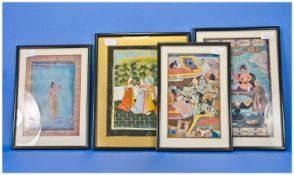 4 Framed Eastern Prints