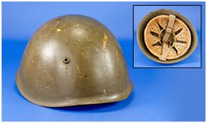 WW2 Italian Army Helmet.