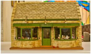 Good Quality Realistic Large Model of a Village Toy and Grocery Two Fronted Shop/Store with