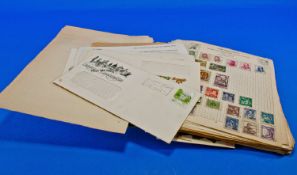 `The Swiftsure` expanding loose leaf illustrated album for the stamps of the world. Album