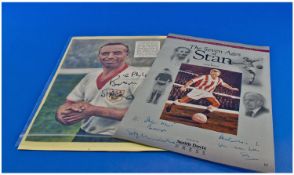 Book the Seven Ages of Stan, 80th Birthday Tribute to Sir Stanley Matthews. Signed by Stanley