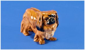 Royal Doulton Dog Figure Pekingese CH ``Biddee of Ifield``. Standing HN1012. Designer Frederick