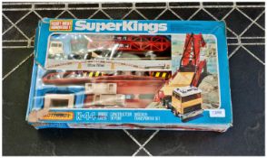 Matchbox Superkings K-44 Bridge Layer Set. Articulated Lorry and 6 Sections of Bridge and Supports,