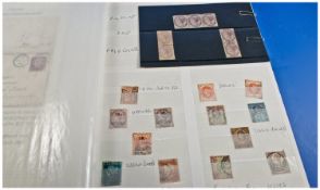 A Very Fine Collection Of Stamps, Letter Postcards etc From QV-QEII. There is a fine George III