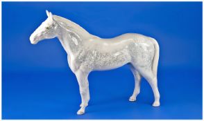 Sylvac Model Of A large Grey Horse, Height 11½ Inches.