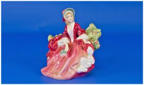 Royal Doulton Figure `Lydia`. HN 1908. Designer L. Harradine. Issued 1939. Height 4.75 inches.