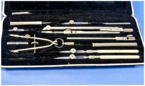 Haute Precision Draughtsman Set Of Drawing Instruments. Boxed and complete. Excellent condition.