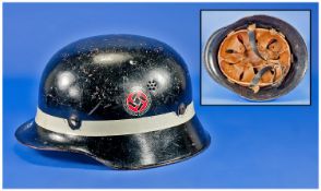 WW2 German RAD Helmet.