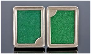 Pair Of Silver Miniature Photo Frames, 40mm x 30mm, Both Fully Hallmarked