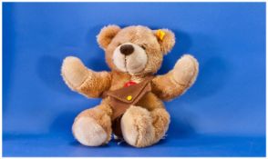 Steiff Teddy Bear ``Goldy`` Cosy Friends. 12 inches tall. As new condition with papers.