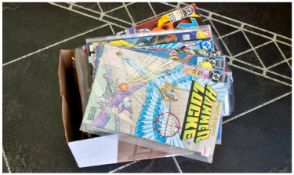 120 Marvel/ DC Comics, Good Condition, Mainly Titans, Justice League, X Force and Fantastic Four.