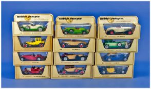 Matchbox Models Of Yesteryear Boxed Cars Comprising  Y-3 1934 Riley MPH, Y-19 1935 Auburn 851, Y-4