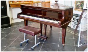 Challen Good Quality Baby Grand Piano with mahogany case. Ivory Keys. Excellent condition. 38`` in