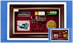 Matchbox Models Of Yesteryear Framed Displays Including Limited Edition 2458 Preston Tramcar &