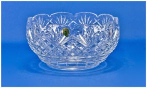 Waterford Cut Crystal Handcrafted - Master Cutters Bowl. Excellent quality with certificate of