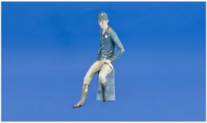 Lladro Figure `Gentleman Equestrian`. Model number 5329. Issued 1985, last year 1988. Mint