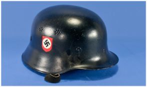 WW2 German Police Helmet.