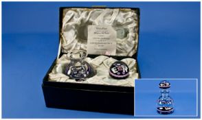 Whitefriars Limited Edition Millefiore Ink Bottle to Commemorate Queen Elizabeth Silver Jubilee