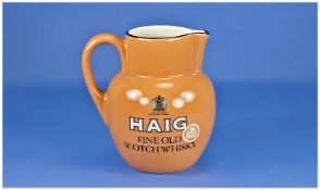 Carlton Ware `Haig Fine Old Scotch Whisky` Advertising Jug, 7 inches in height.