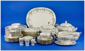 Minton Fine Bone China. 59 Piece Part Tea and Dinner Service ``Adam`` Pattern, number S703.