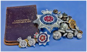 Collection of Various Police/Constabulary Memorabilia comprising helmet badge, police badge, 2