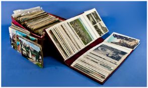 Box Of Postcards & Postcard Album