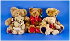 Selection of Quality Soft Toys the majority from Harrods comprising Harrods 1996 Christmas Bear,