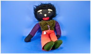 1930`s/1940`s Black Boy, felt silk body, height 30 inches.