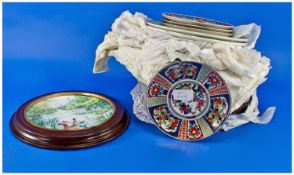 A Collection of Cabinet Plates, to include Royal Kendal ``The Waterfowl Series, Royal Worcester ``