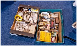 Two Large Boxes Of Watch Parts And Accessories. From a retired watch repair man, useful for the