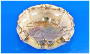 A Crown Devon Lustra Bowl Fieldings of Stoke on Trent Depicting to the Centre of the Bowl, a
