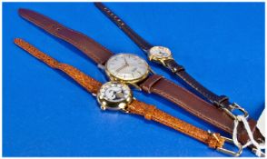 Gents Roamer `Popular` Manual Wind Wristwatch. Together With A Ladies Sekonda And Lorus Quartz