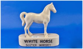 White Horse Scotch Whisky Bar Decoration/Ornament. 9.5 inches high.