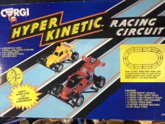 As New Original Corgi Hyper Kinetic Racing Car Set. K502.