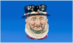 Royal Doulton Character Jug, `Beefeaters`, large size, measuring 6½ inches high, issued from 1947 -