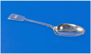 Victorian Large Silver Table Spoon. 8.75 inches in length. Hallmark London 1865. Makers mark H.H,