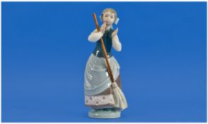 Lladro Figure `Cinderella`. 9 inches tall.