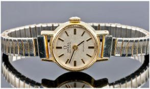 Ladies Omega Automatic DeVille Wristwatch, Gold Filled case And Original Strap, Case Number 551.