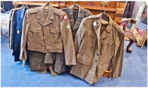 Mixed Lot Of American Dress Jackets/Uniforms Trousers.