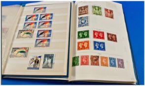 A Small Stamp Album Containing British Stamps From Queen Victoria to the 1970`s. Includes King