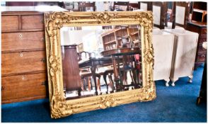 Rococo Style Late Victorian Gilded Mirror Frame, originally would have been used for an oil