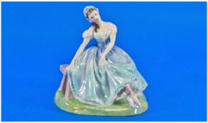 Royal Doulton Figure `Giselle`. HN 22139. Designer M. Davies. Issued 1954-1969. 6 inches in height.