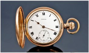 Admiral Gold Plated Full Hunter Pocket Watch. Circa 1920`s. Excellent working order.