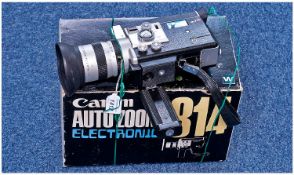 Canon Auto Zoom 814 Electronic Super 8 Cine Camera.